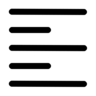 Align, 左, 文書, テキスト アイコン