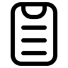 Kopiëren, document, plakken, clip, raad van bestuur, checklist, klembord, verslag Pictogram