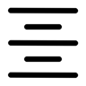 办公室, 文本, 对齐, 中心, 工具, 文档, 编辑 图标