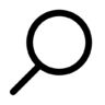 Bekijk, zoom, zoeken, vergrootglas, zie Pictogram