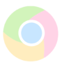 Chrome, google, google-Suche, Pastell Symbol