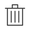 Trash, recycle bin, delete Icon