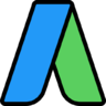 广告, 网, 分析, 应用程序, adwords 图标