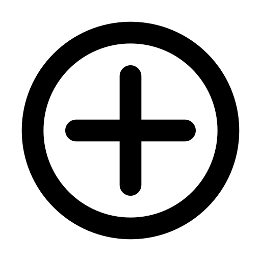 再加上, 圆圈 图标