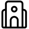 建设, 的房子 图标