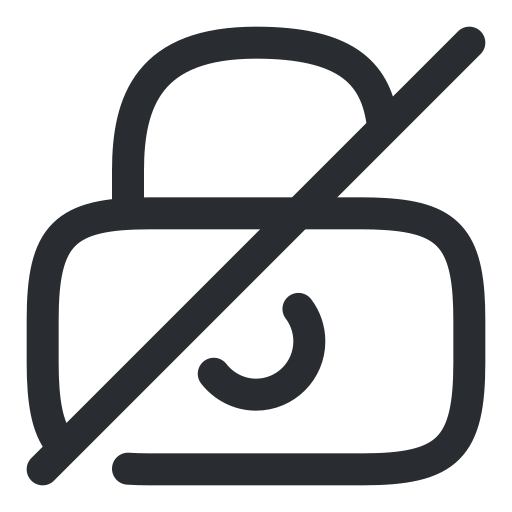 lock, slash Icon