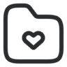 Map, favoriete Pictogram
