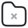 Map, kruis Pictogram