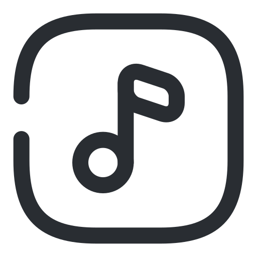 音频, 广场 图标