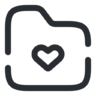 Map, favoriete Pictogram