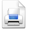 мим PostScriptпринтера, печать, posdata мим значок