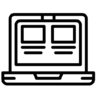 Laptop, computer Icon