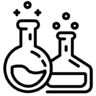 Potion, reageerbuis, laboratorium, experiment Pictogram