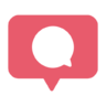 Interaction, phone, communication, email, message, comment, chat, bubble Icon