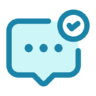 Conversation, chatting, communication, chat, speech, bubble Icon