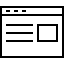 Webpage, img, txt Icon