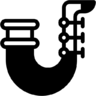 Saxo, wind, muziek, jazz, saxofoon, muziekinstrument Pictogram
