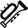 Symfonie, messing, muziek, jazz, cornet, muziekinstrument Pictogram