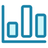 Statistieken, infographic, financiën, business, google analytics, grafiek Pictogram
