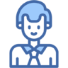 Man, avatar, attorney, professional, judge Icon