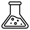 Chemische, experiment, laboratorium, wetenschap, chemie, potion, erlenmeyer Pictogram
