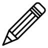 Potlood, stationaire, schrijven, school, onderzoek, tekening Pictogram