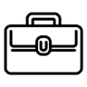 School, koffer, zak, business Pictogram