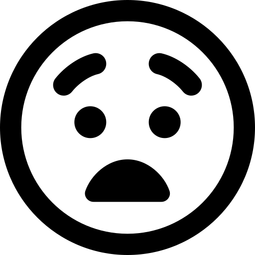 痛苦的, 脸 图标