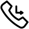 Communication, phone, call, missed Icon