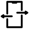 Communication, transfer, exchange, data Icon