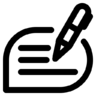 Communication, write, edit, message, outgoing Icon