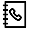 Contact, numbers, book, phone Icon