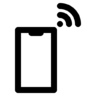 Smartphone, conversation, phone, cell Icon