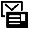 Communication, doodle, message, mail, letter Icon