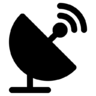 Signal, antenna, satellites, parabolic Icon