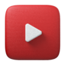 Youtube上的, 标志 图标