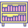 Product, market, package, shopping, category, display, showcase, warehouse Icon