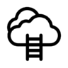 下, 文件, 下载, 预测, 网络, 多云, 雨, 互联网, 天气, 计算, 数据, 服务器, 储存, 云 图标