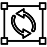 Application, editing, designer, ui, edit, tool, box, selection, cycle Icon