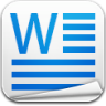 MS Word текстовый документ, MS Word, текст значок
