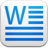 MS Word текстовый документ, MS Word, текст значок