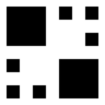 对准, 排列, 布局, 对角线, 对齐, 盒 图标