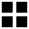 Thumbnail, large, grid, view Icon