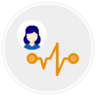 User, online, communication, network, account, profile, activity Icon