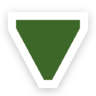 Geometry, shape, inverted, triangle Icon