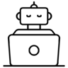 Chatbot, conversational ai, virtual assistant, automated chat, messaging bot Icon