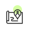 Pin, locatie, reizen, gps, kaart, reis, gebruiker Pictogram