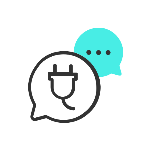 charge, power, energy, connector, plug, consulting, integration Icon