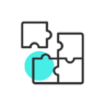Configuratie, reparatie, bouwen, optimalisatie, instellingen, optimaliseren, integratie
 Pictogram