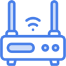 Computer, modem, wireless, router, wifi Icon